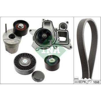 Bomba de agua INA con kit de correa V-Ribbed 529 0369 30