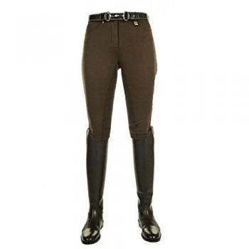 HKM Comfort Fit 3/4 Alos, Pantalones de Equitación para Hombre, Marrón, 146