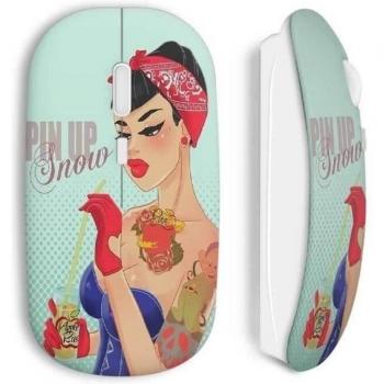 Ratón Inalámbrico Pin Up Blanca Nieves