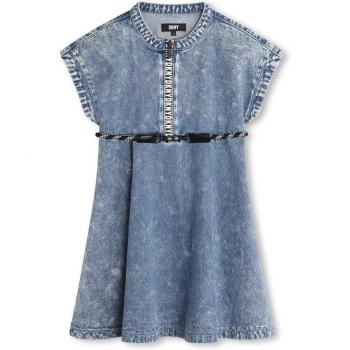 Vestido de niña denim efecto lavado DKNY D60110