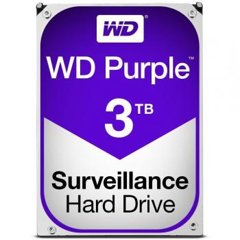 Western Digital Purple 3TB Surveillance Hard Drive - 5400 RPM Class SATA 6 Gb/s, 64 MB Cache, 3.5 - WD30PURZ