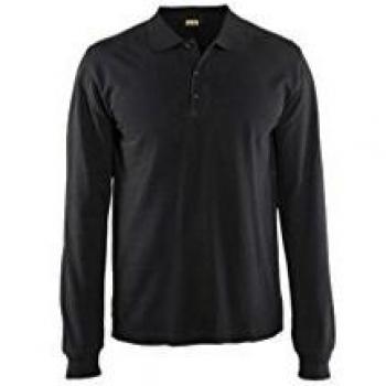 Blaklader Long Sleeve Polo Shirt XXL Black