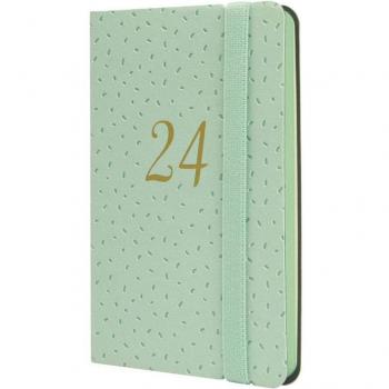 Agenda Finocam 2024 Joy F2 Semana Vista Horizontal Confeti Multicolor Multilingüe Encuadernada Flexi 82x127mm