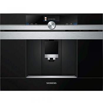 Cafetera Automática Siemens CT636LES6 Integrable, 19 Bares, Negro/Inox