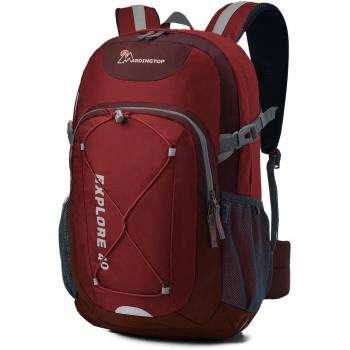 Mountaintop Mochilas de Marcha Impermeable Mochila Cacual 40L 55 x 35 x 26 cm negro