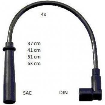 Juego de cables de encendido BERU ZEF1647 - Cables de encendido para vehículos con alta resistencia y rendimiento óptimo