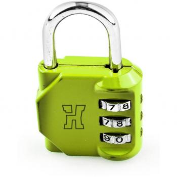 Candado combinación Handlock 3 números 30mm verde