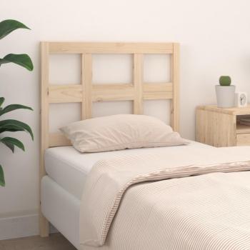 Cabecero de cama 105,5x4x100 cm madera maciza de pino