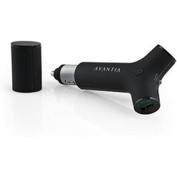 Avantia AV-Power - Cargador mechero Coche, Color Negro