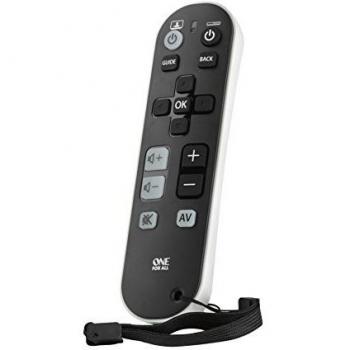 One For All URC6810 - Mando a distancia Universal Zapper TV - Control remoto universal para 3 aparatos