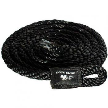 DockEdge DE91576F Lineas De Defensa, Negro, 3/8-Inch x 8 ft