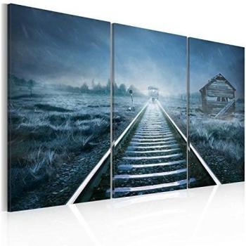 Cuadro en Lienzo Grande Formato Impresion en calidad fotografica! Cuadro en lienzo tejido-no tejido 3 partes naturaleza 030112-24 120x80 cm B&D XXL