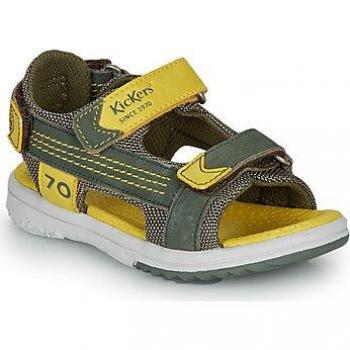 Sandalias de Niño KICKERS PLANE 201 KAKI VERT CLAIR
