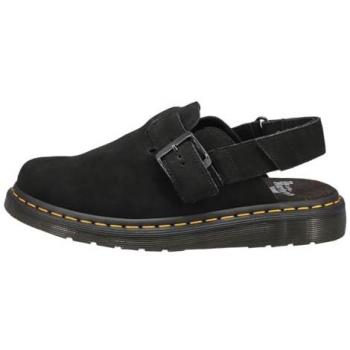 Dr. Martens Men's Jorge II Sandals - Black - Size UK 10 and Dr. Martens Women's Clogs - Black Suede Low Sandals - Size US 15
