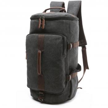 BAOSHA HB-26 3-Ways Vintage Hombres de Lona Bolsa de Viaje de fin de Semana Mochila Messenger Bolsas de Hombro Viajes Convertible Mochilas Weekender Overnight Bolsa Bolso