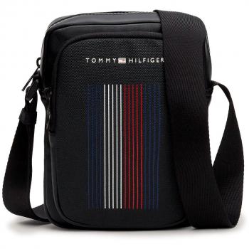 Tommy Hilfiger Bandolera Foundation Reporter Negro Adulto, Bolsos Hombre - Negro Talla Os