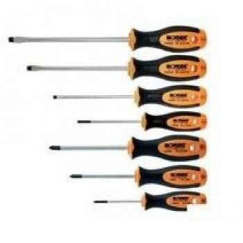 Ironside M261089 - Destornilladores 7 pzas boca plana x4 + boca phillips x3