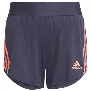 Short Adidas 3 Stripes Kn Gris Fucsia He2098 para niño de 11-12 años