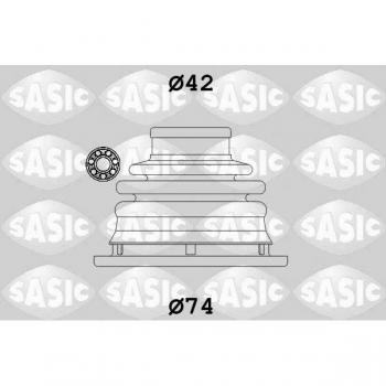 Kit de fuelles para eje de transmisión SASIC 4003470 Izquierda