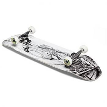Skateboard Completo Hydroponic Bullet 32 La Kantera Pool Shape, Tabla para Adultos Unisex, Multicolor, Dimensiones 32 x 9.25