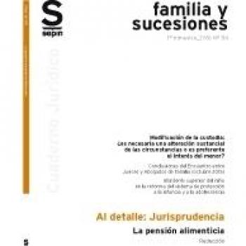 La pensión alimenticia. Reducción