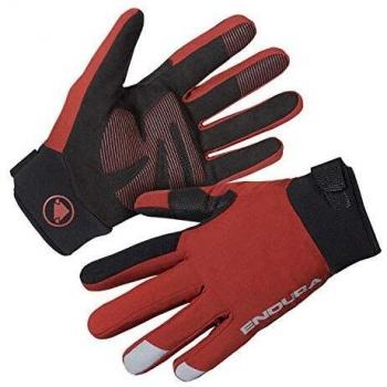 Guantes de ciclismo largos Endura Strike para invierno en marrón negro, talla S