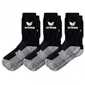 Erima Men's Sports Socks 3-Pack Black (Size 43-46)