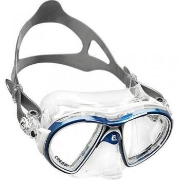 Cressi Air - Máscara unisex, color transparente/azul, talla única