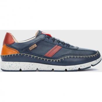 Zapatillas Pikolinos Azul Marino de Piel de Primera Calidad