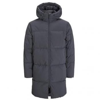 Jack & Jones Vesterbro Long Puffer Jacket - Gray - Size S