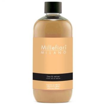 Millefiori Milano Lime & Vetiver Natural Fragrance Diffuser Refill 250ml/8.45oz