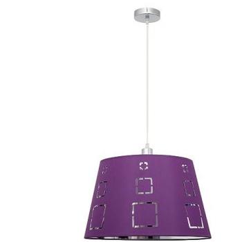 Lámpara Colgante Regulable Celaya Berenjena - Elegante y Moderna D40