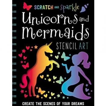 Unicorns and Mermaids Stencil Art