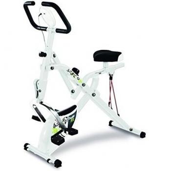 Bicicleta 2 en 1 BH double-fit YF94. Bicicleta estática plegable. Ejercicio abdominales. Tecnovita by BH
