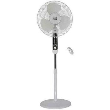 Ventilador De Pie blanco con mando a distancia modelo CALMA Fabrilamp