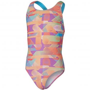 Bañador de Natación Digital Allover para Niña Speedo Leaderback