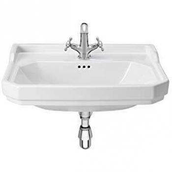 Roca A3270A1000 Lavabo 650x480mm, Pedestal o Mural, Coleccion Carmen, Color Blanco