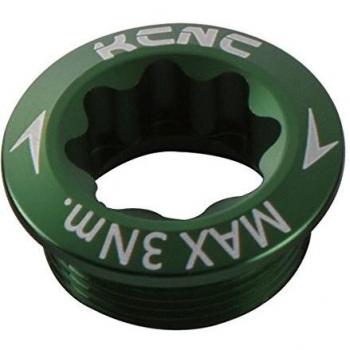 KCNC Aleación Shimano Hollowtech II Perno de manivela Verde