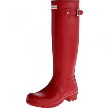 Botas de Agua Hunter Original Tall para Mujer, Talla 39, Color Rojo Militar