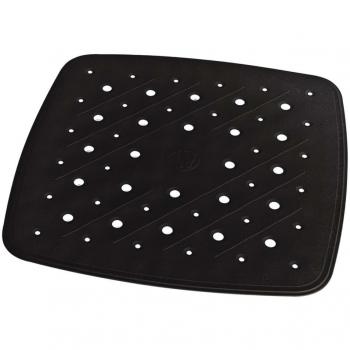 RIDDER Alfombrilla para Ducha Antideslizante Promo Absorbente Color Negro