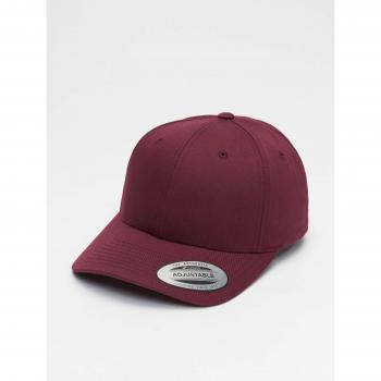 Flexfit Curved Classic Maroon Snapback Cap