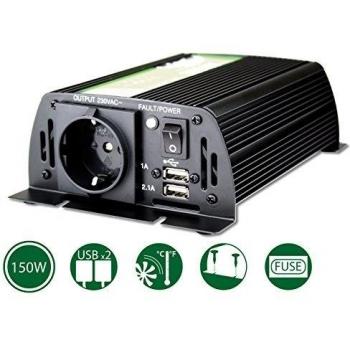 Inversor 150W - 12V a 220V - 2USB
