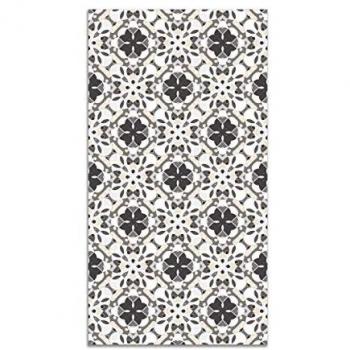 Alfombra Vinílica Hidráulico Oriental Mosaico Gris 60x250 cm - Antideslizante e Ignífuga para Cocina y Salón