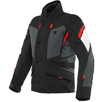 Dainese Chaqueta Carve Master 3 Gore-Tex Negra, Gris y Roja, Textil para Motocicleta (Tamaño 50)