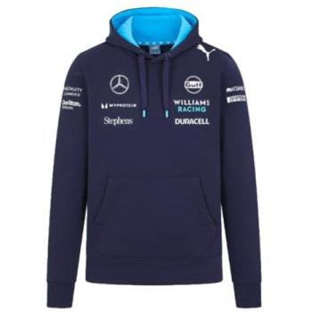 Puma 2024 Williams Racing Team Hoodie - Navy Blue - Men's Small