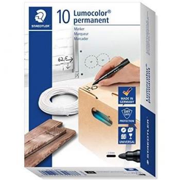 STAEDTLER 352-9 - Rotuladores, 10 unidades, Negro