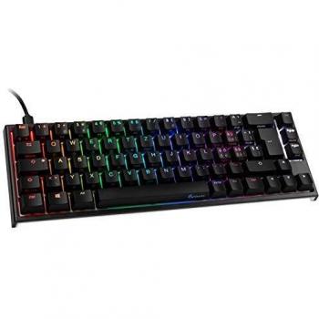 Teclado Gaming Ducky One 2 SF, MX-Black, RGB LED, TKL Mini, Diseño Suizo, Color Negro