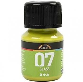 Pintura para Vidrio A-Color Kiwi, 30ml, Permanente