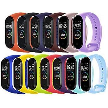 Acalder Correa para Xiaomi mi Band 4, 13 PCS Pulseras Reloj Coloridos Silicona Banda Reemplazo para Xiaomi Mi Band 3/4, Compatible con Mi Smart Band 4 / Correas para Xiaomi mi Band 3