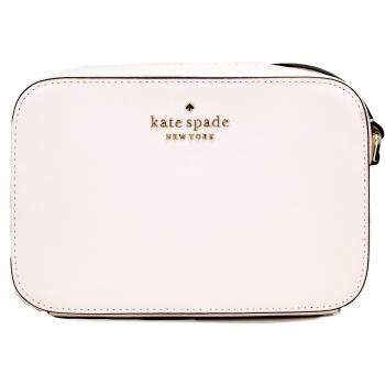 Kate Spade Staci Mini Light Rose Saffiano Leather Camera Bag Crossbody Handbag, Wallets Cardholders, Pink female, Sizes: ONE SIZE